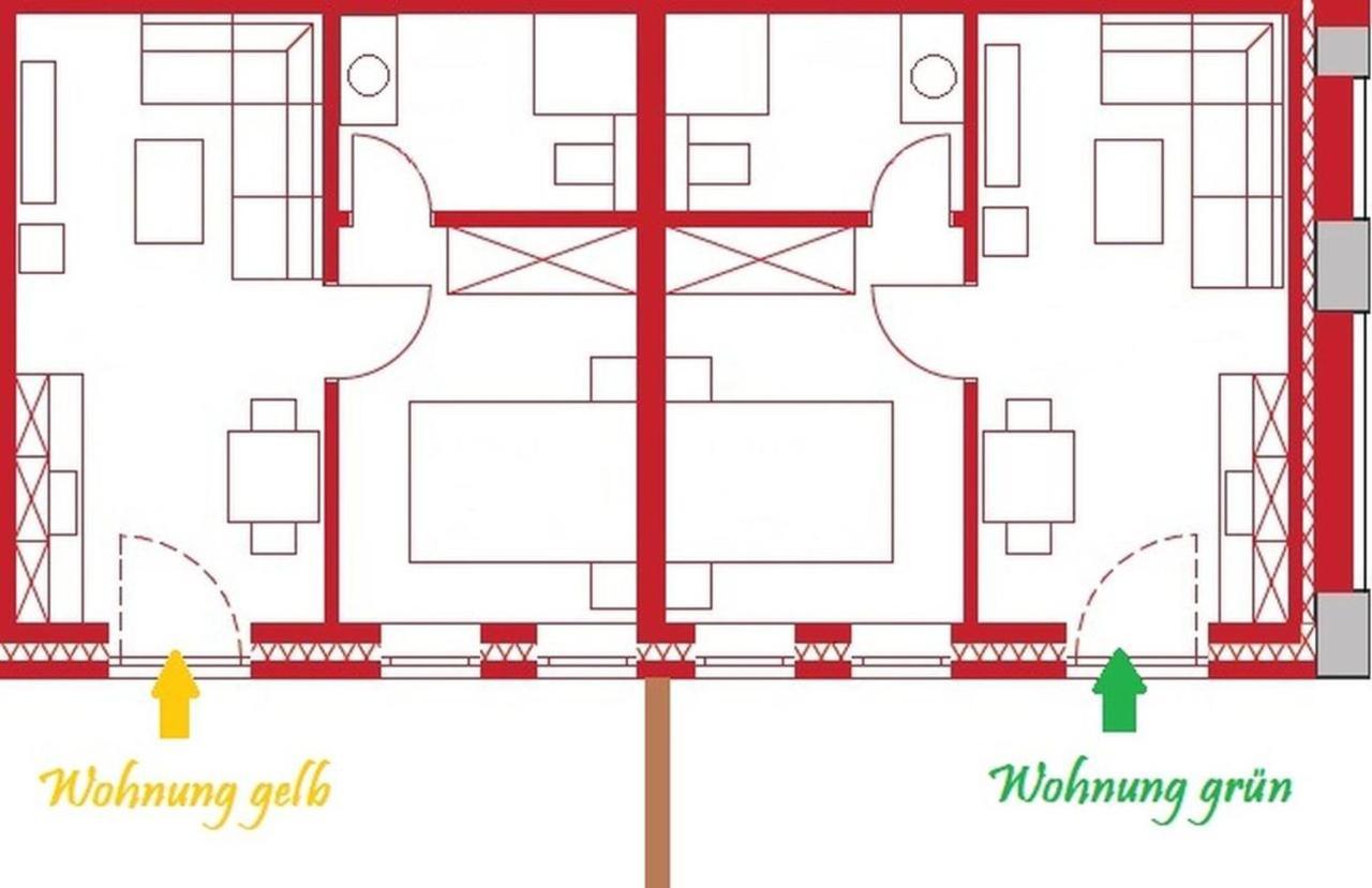 Ferienwohnungen Unter Den Eichen Stade Eksteriør billede